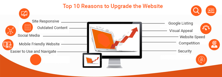 top 10 reasons to upgrade the website